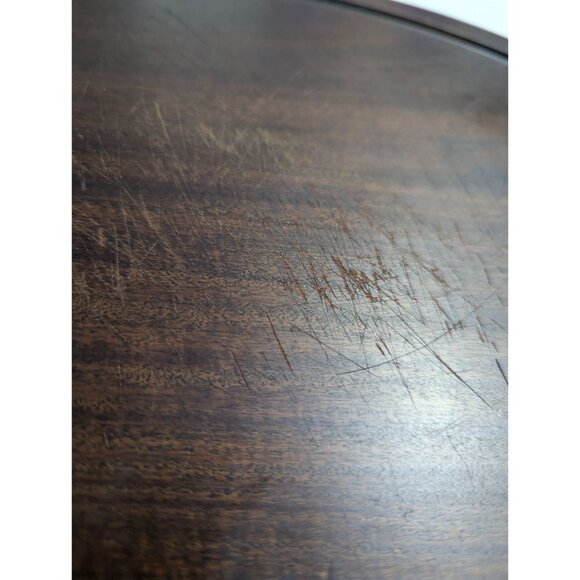 Wood Pewter Cutting baod Made in France hanging 20 x 9 textured metal 4 lbs - Picture 9 of 16